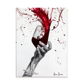 Deep Red Swirl Canvas Print Deep Red Swirl Canvas Print wall art product Ashvin Harrison