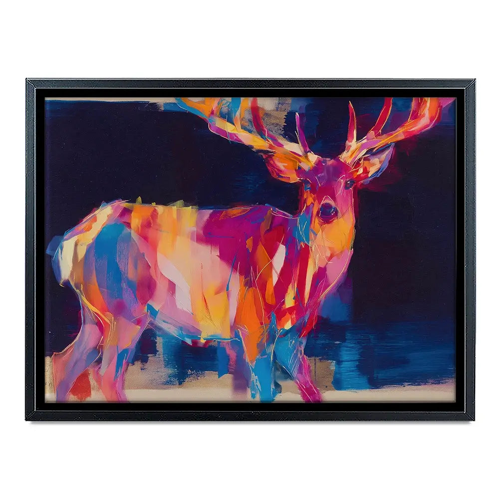 Deer At Twilight Canvas Print Deer At Twilight Canvas Print wall art product Chromatic Storm Studio