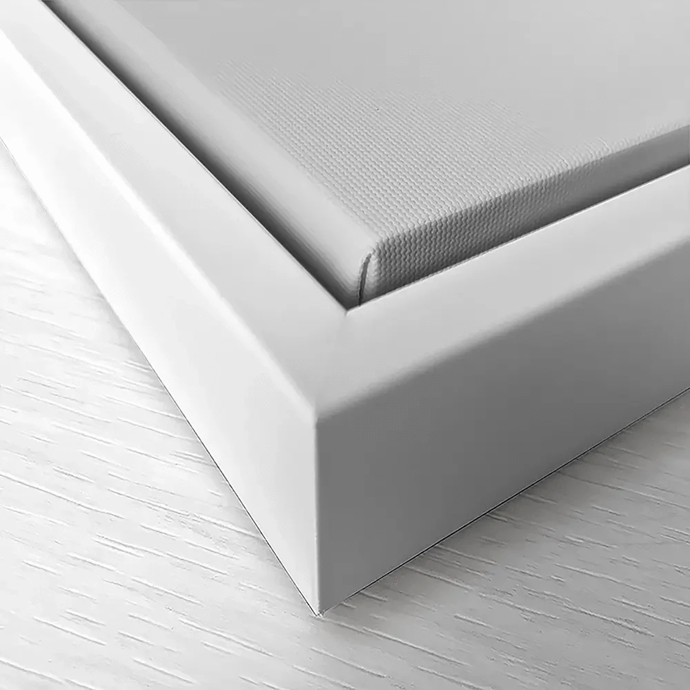 Deer In The Fog Canvas Print Deer In The Fog Canvas Print wall art product Effect of Darkness / Shutterstock