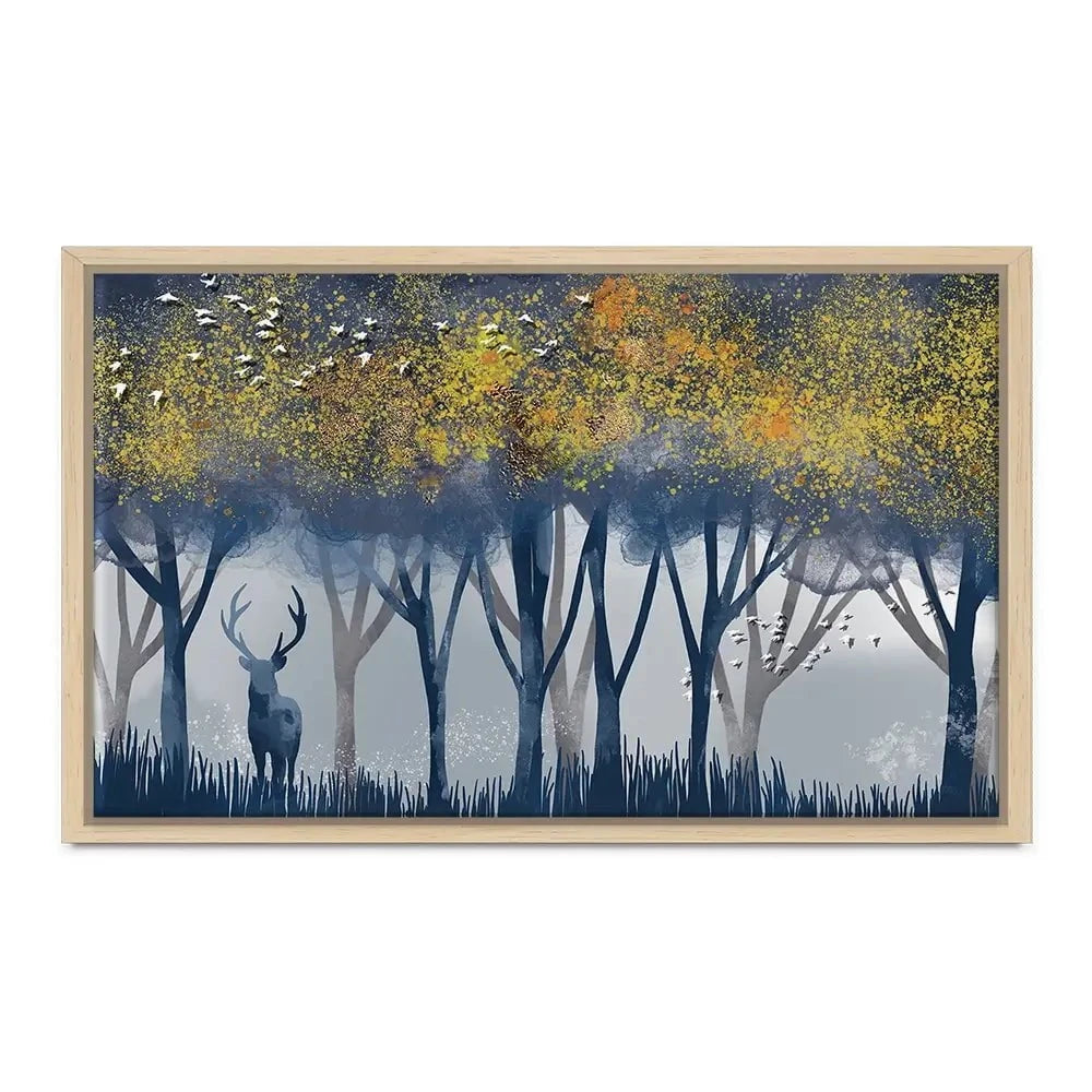 Deer In The Woods Canvas Print Deer In The Woods Canvas Print wall art product Independent