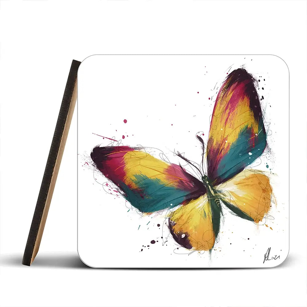 Delicate Butterfly Coaster Set Delicate Butterfly Coaster Set wall art product Aimee Linzi
