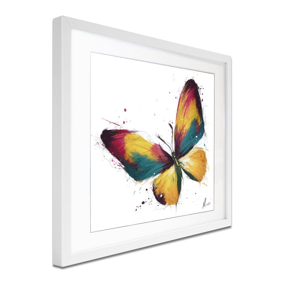 Delicate Butterfly Framed Art Print wall art product Aimee Linzi