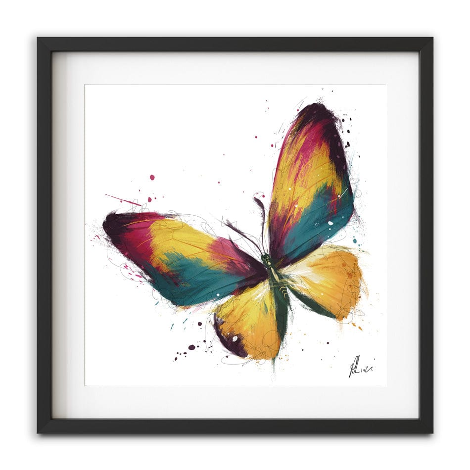 Delicate Butterfly Framed Art Print wall art product Aimee Linzi