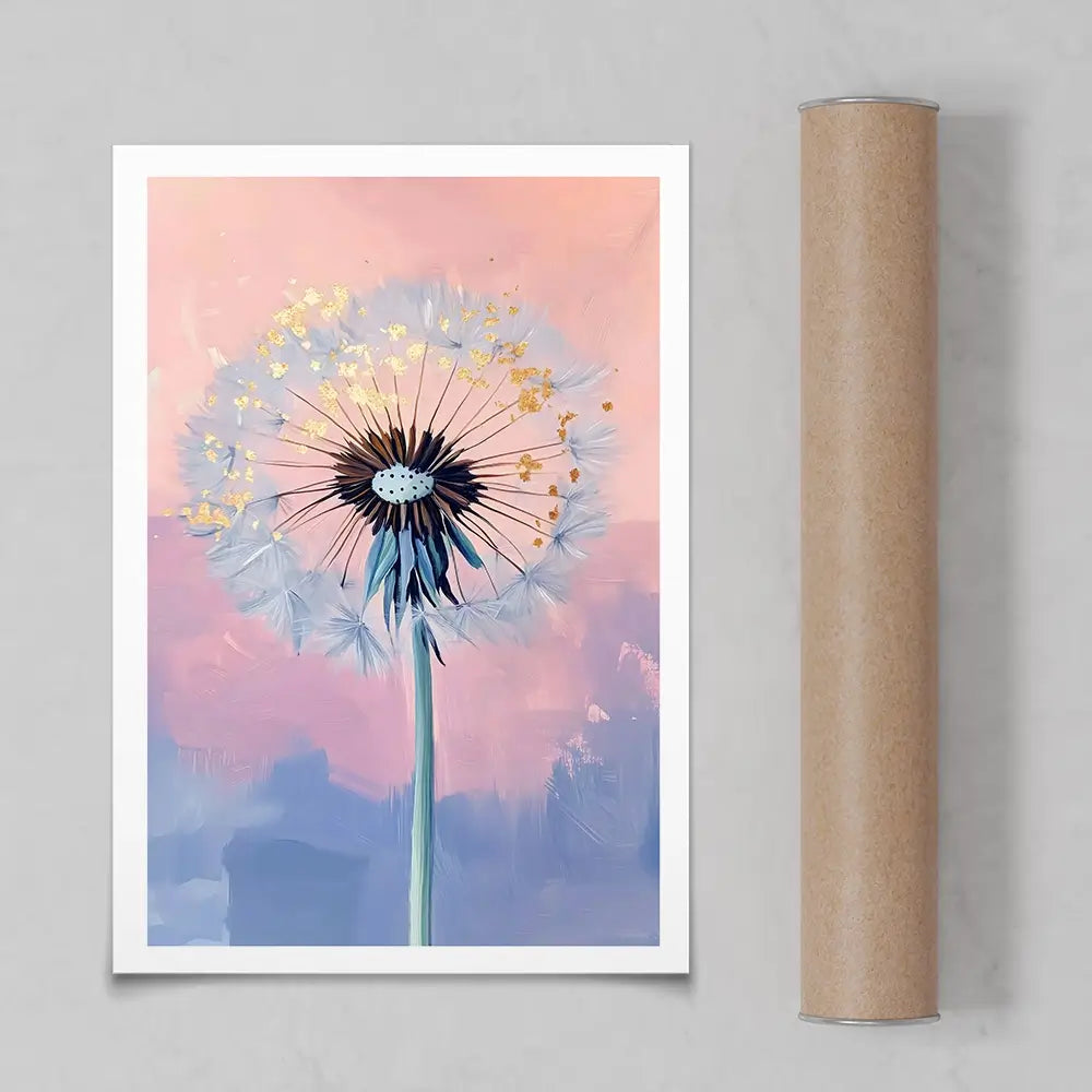 Delicate Dandelion Art Print Delicate Dandelion Art Print wall art product LSR Design Studio - Independent