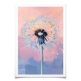 Delicate Dandelion Art Print Delicate Dandelion Art Print wall art product LSR Design Studio - Independent