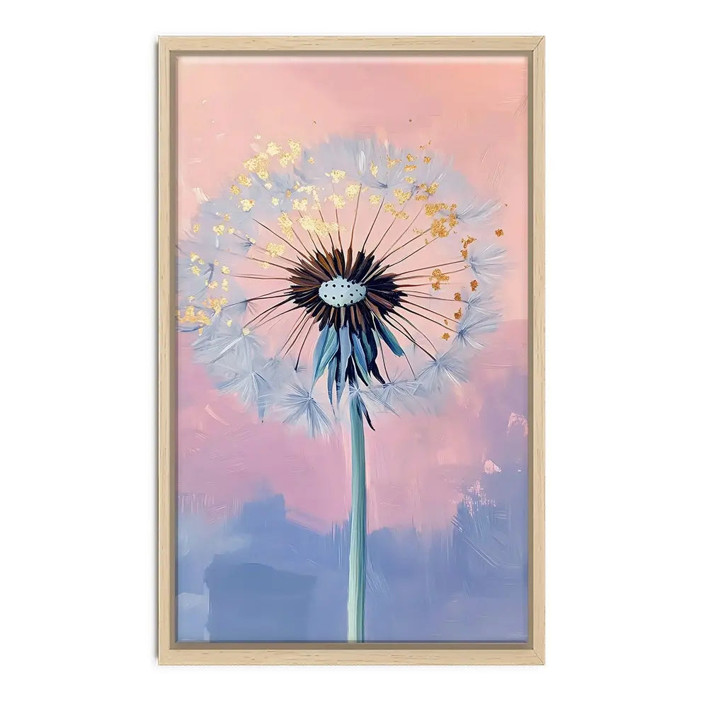 Delicate Dandelion Canvas Print Delicate Dandelion Canvas Print wall art product LSR Design Studio - Independent