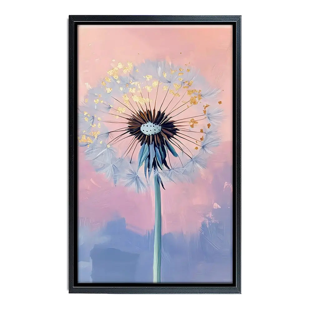 Delicate Dandelion Canvas Print Delicate Dandelion Canvas Print wall art product LSR Design Studio - Independent
