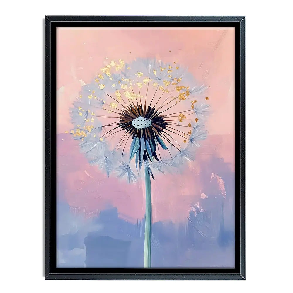 Delicate Dandelion Canvas Print Delicate Dandelion Canvas Print wall art product LSR Design Studio - Independent
