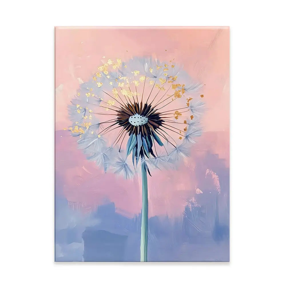 Delicate Dandelion Canvas Print Delicate Dandelion Canvas Print wall art product LSR Design Studio - Independent