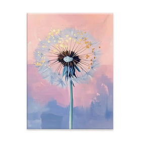 Delicate Dandelion Canvas Print Delicate Dandelion Canvas Print wall art product LSR Design Studio - Independent