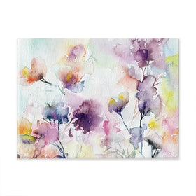 Delicate Floral Watercolour Canvas Print Delicate Floral Watercolour Canvas Print wall art product Oaurea / Shutterstock
