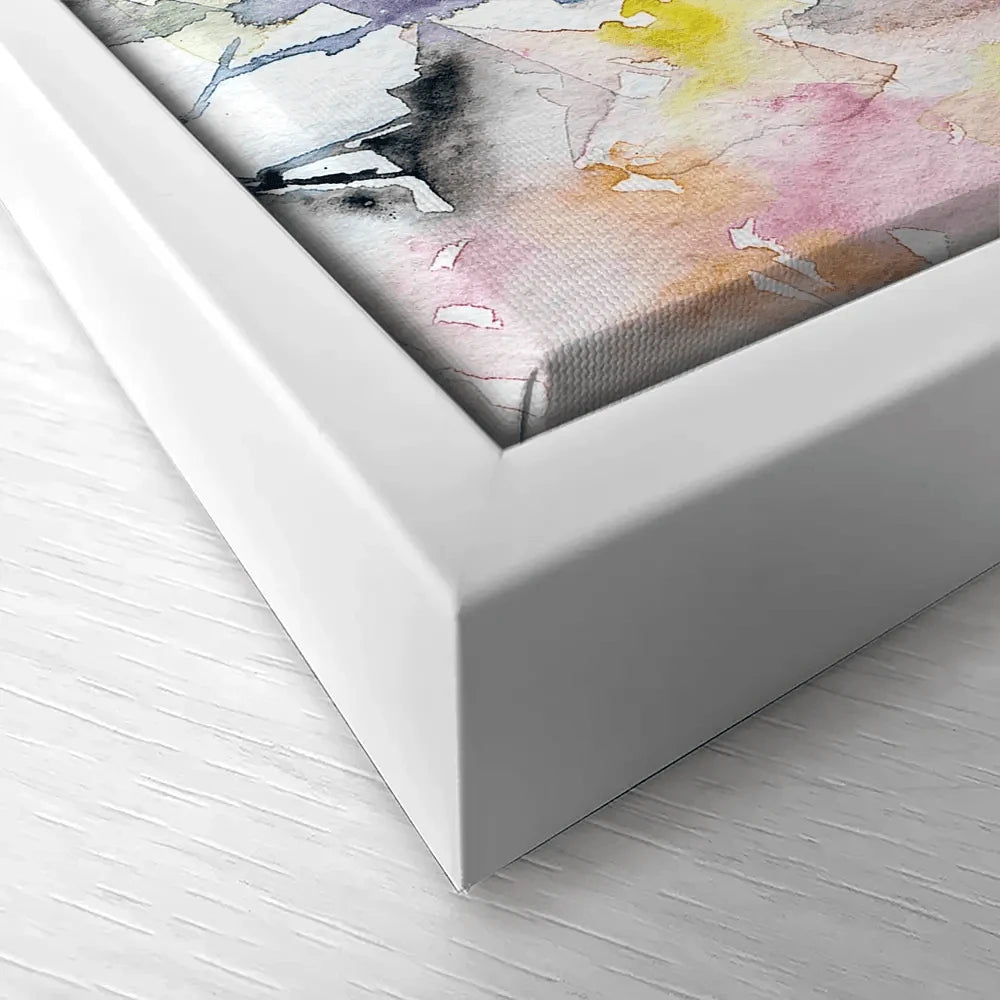 Delicate Floral Watercolour Canvas Print Delicate Floral Watercolour Canvas Print wall art product Oaurea / Shutterstock