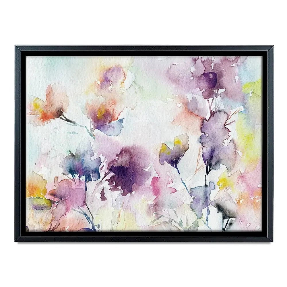 Delicate Floral Watercolour Canvas Print Delicate Floral Watercolour Canvas Print wall art product Oaurea / Shutterstock