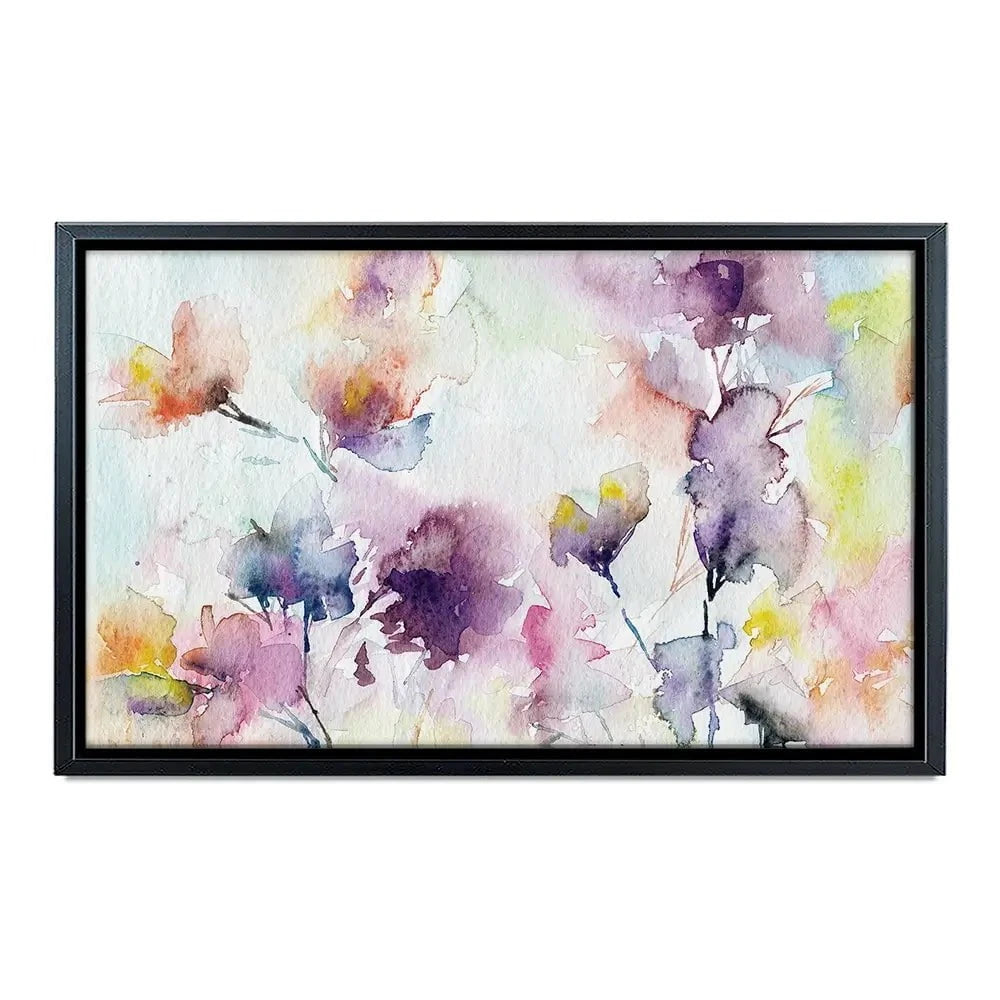 Delicate Floral Watercolour Canvas Print Delicate Floral Watercolour Canvas Print wall art product Oaurea / Shutterstock