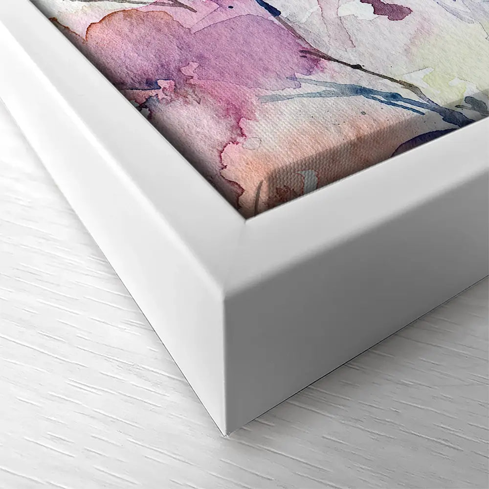 Delicate Floral Watercolour Square Canvas Print Delicate Floral Watercolour Square Canvas Print wall art product Oaurea / Shutterstock