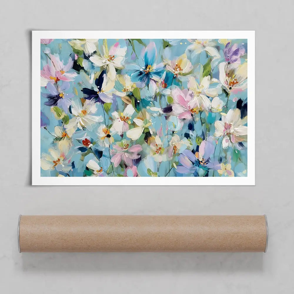 Delicate Flowers Art Print Delicate Flowers Art Print wall art product IAmHomeStudio