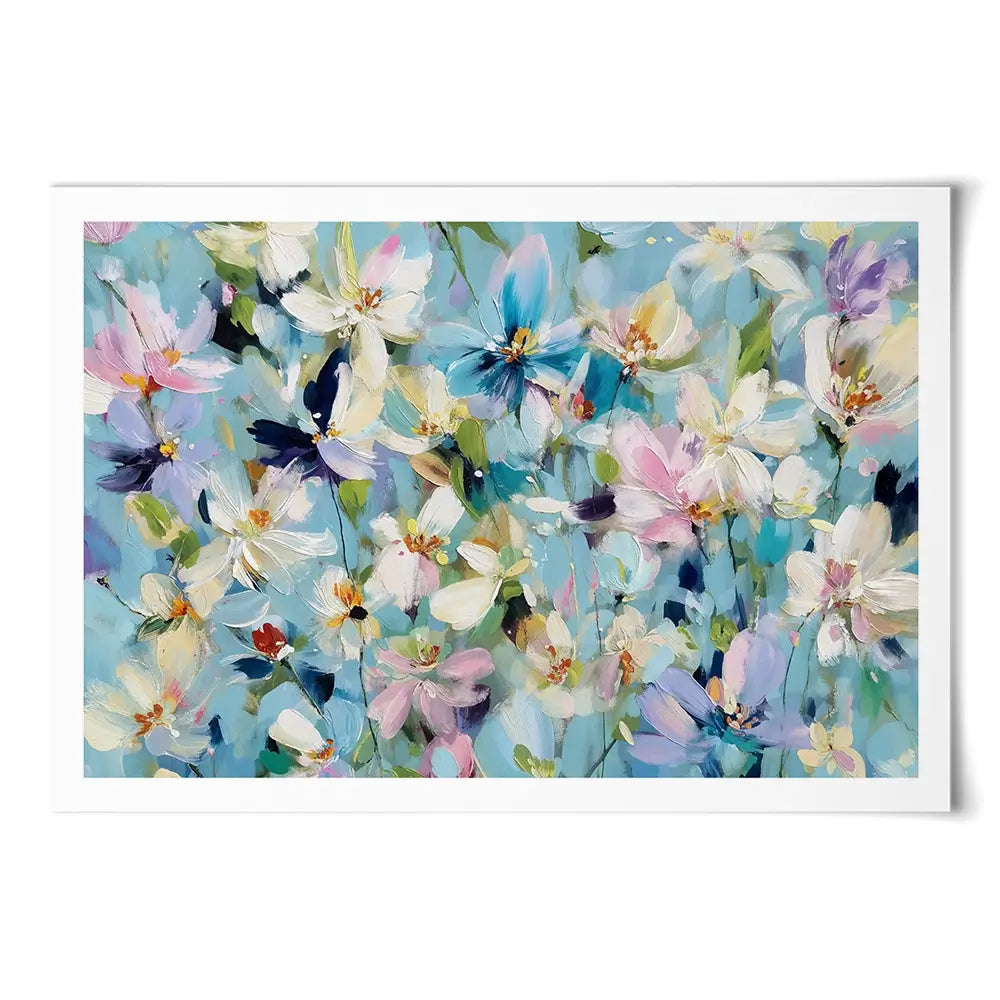Delicate Flowers Art Print Delicate Flowers Art Print wall art product IAmHomeStudio