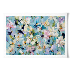 Delicate Flowers Art Print Delicate Flowers Art Print wall art product IAmHomeStudio