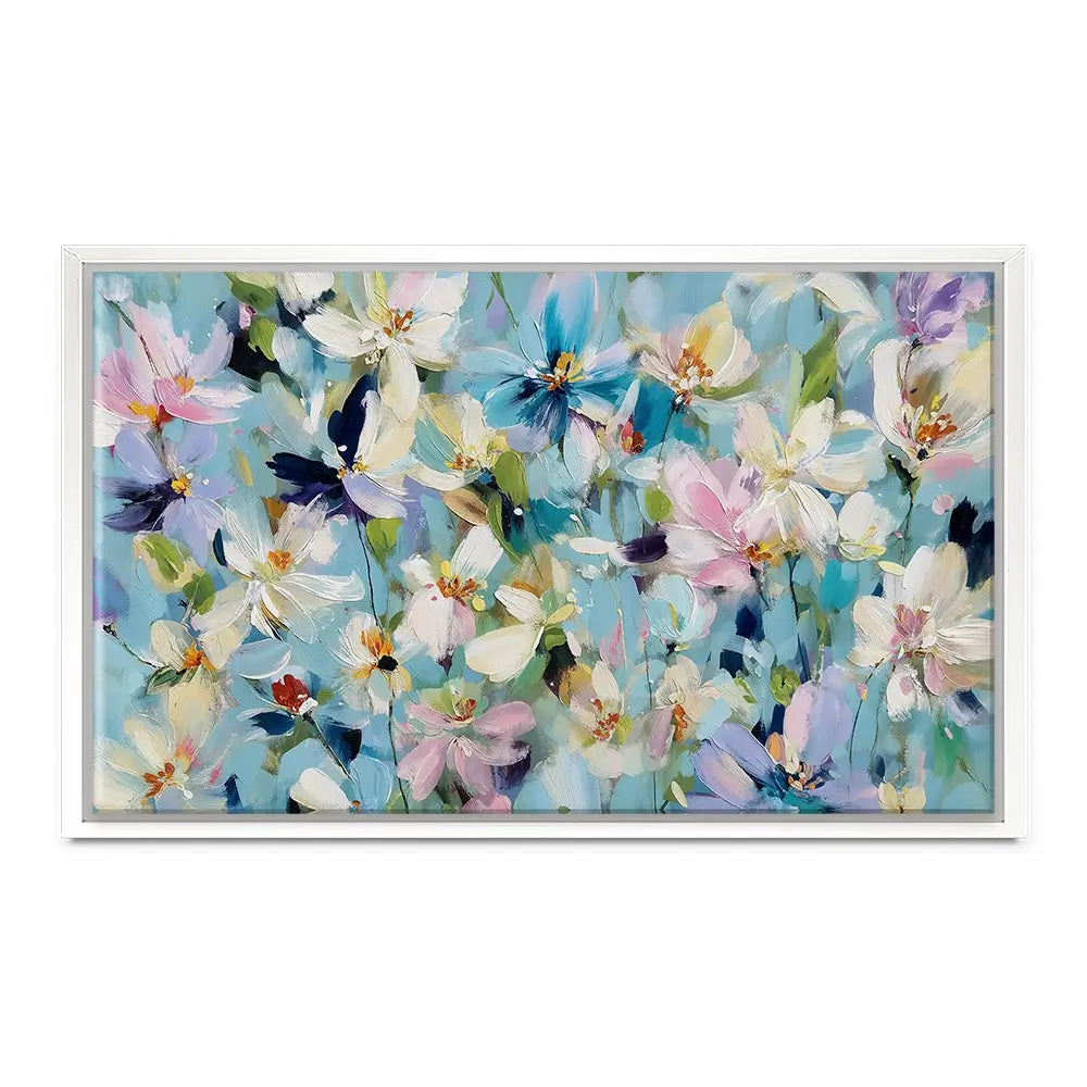 Delicate Flowers Canvas Print Delicate Flowers Canvas Print wall art product IAmHomeStudio
