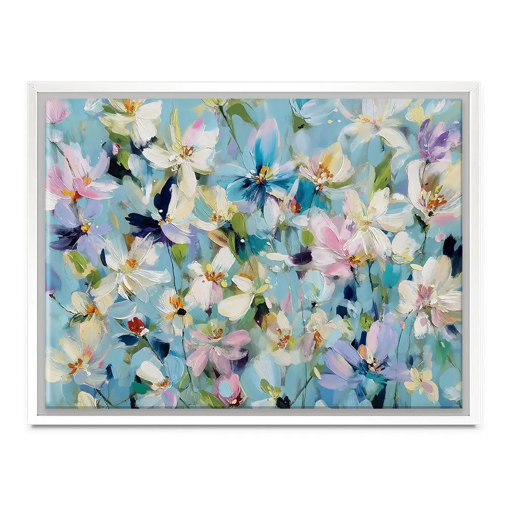 Delicate Flowers Canvas Print Delicate Flowers Canvas Print wall art product IAmHomeStudio