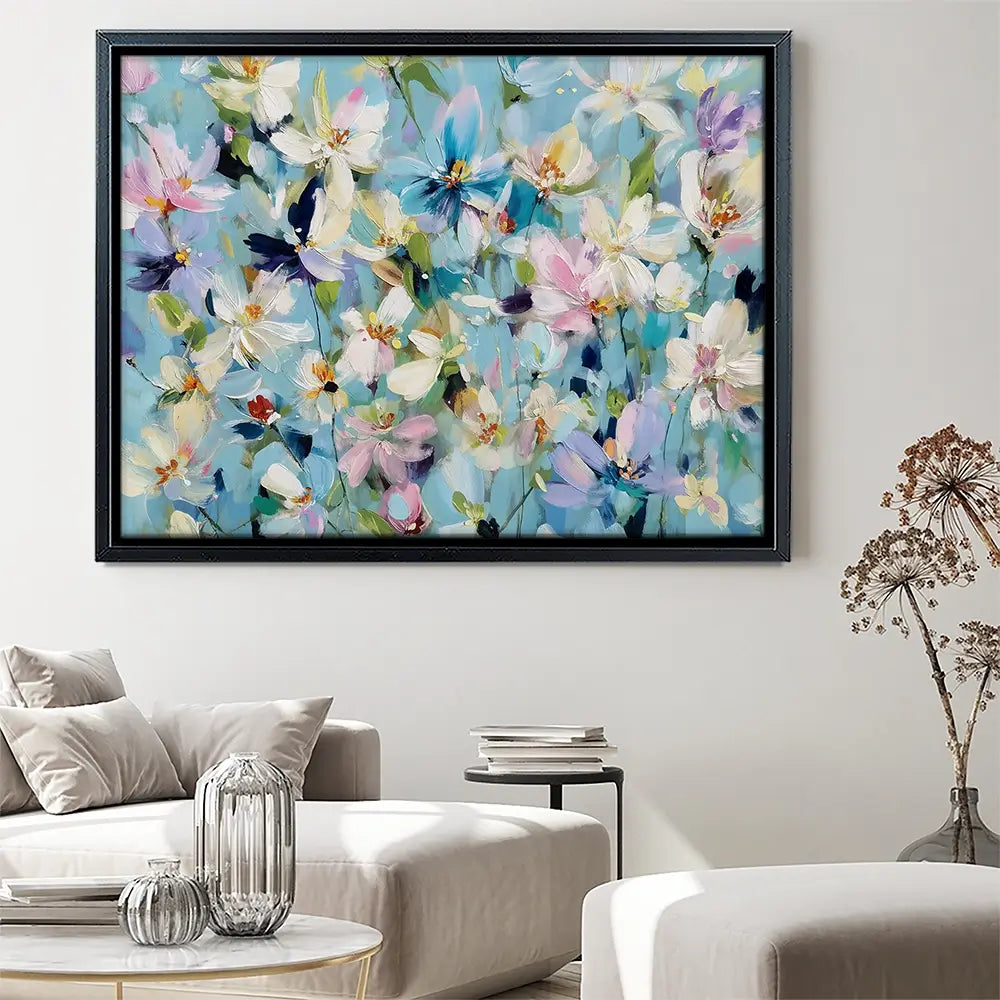 Delicate Flowers Canvas Print Delicate Flowers Canvas Print wall art product IAmHomeStudio