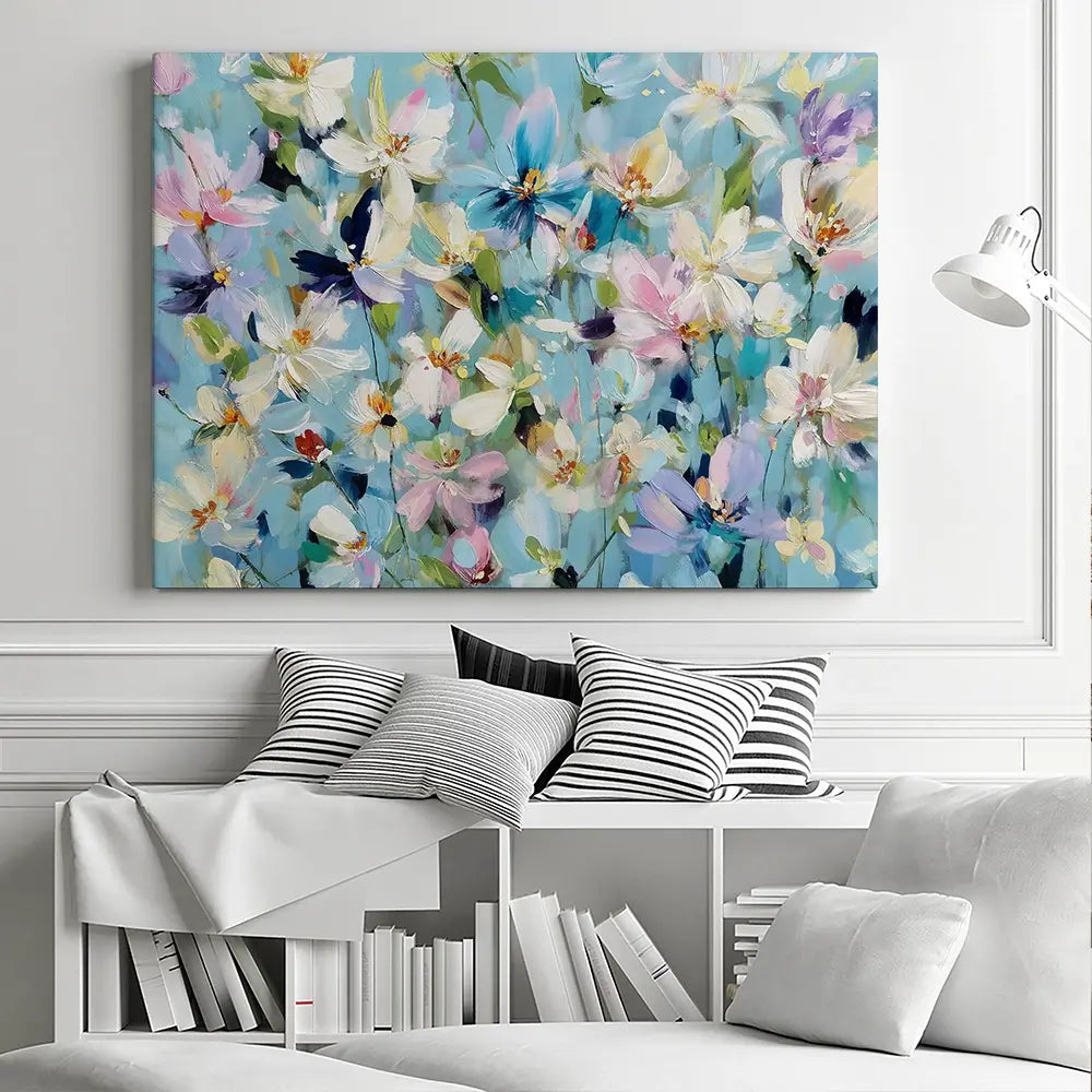 Delicate Flowers Canvas Print Delicate Flowers Canvas Print wall art product IAmHomeStudio