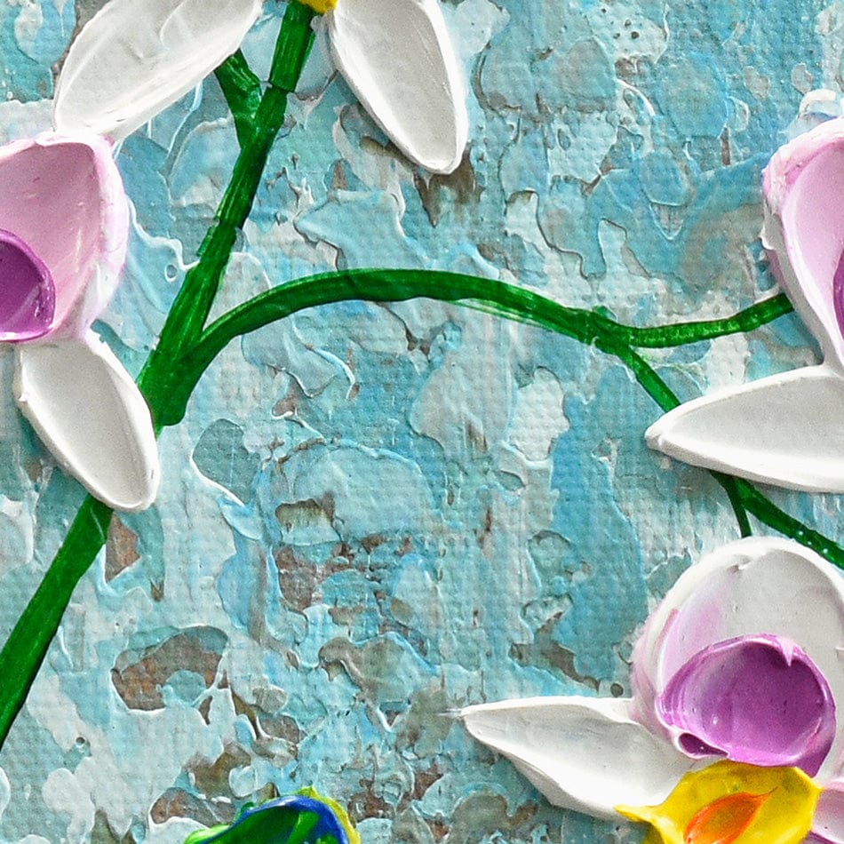 Delicate Orchids Art Print wall art product Olga Tkachyk