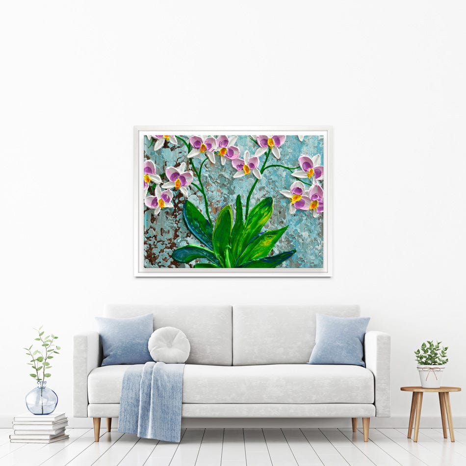 Delicate Orchids Canvas Print wall art product Olga Tkachyk
