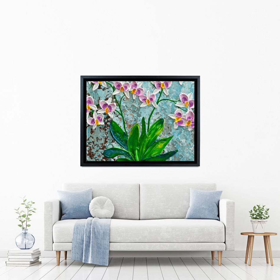 Delicate Orchids Canvas Print wall art product Olga Tkachyk