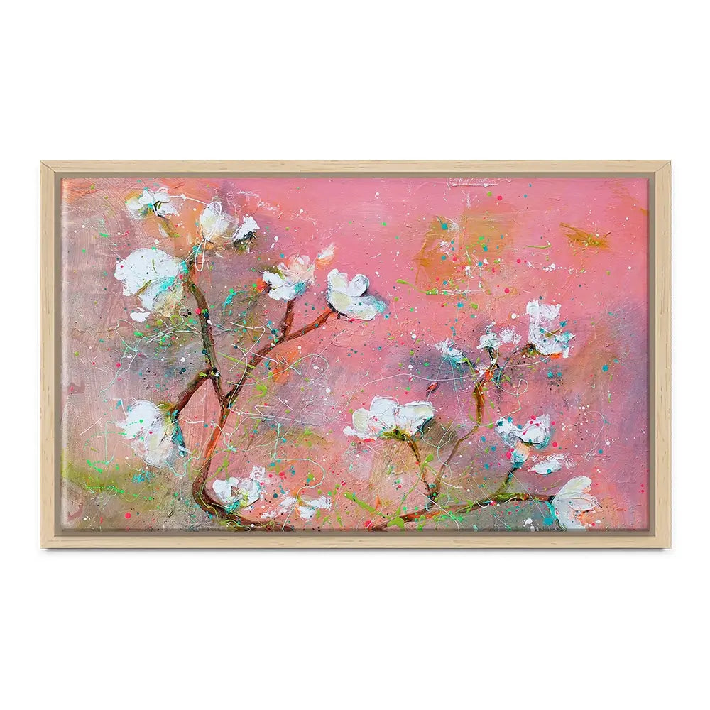 Delicate Pink Blossoms Canvas Print Delicate Pink Blossoms Canvas Print wall art product Studio Paint-Ing