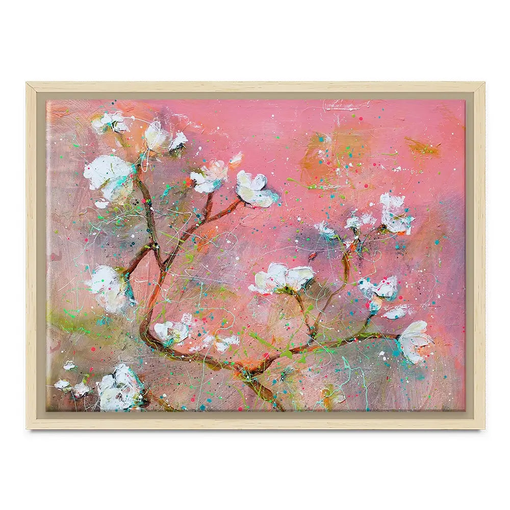 Delicate Pink Blossoms Canvas Print Delicate Pink Blossoms Canvas Print wall art product Studio Paint-Ing