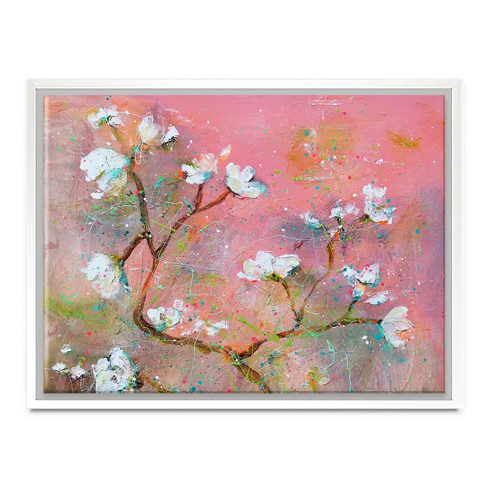 Delicate Pink Blossoms Canvas Print Delicate Pink Blossoms Canvas Print wall art product Studio Paint-Ing