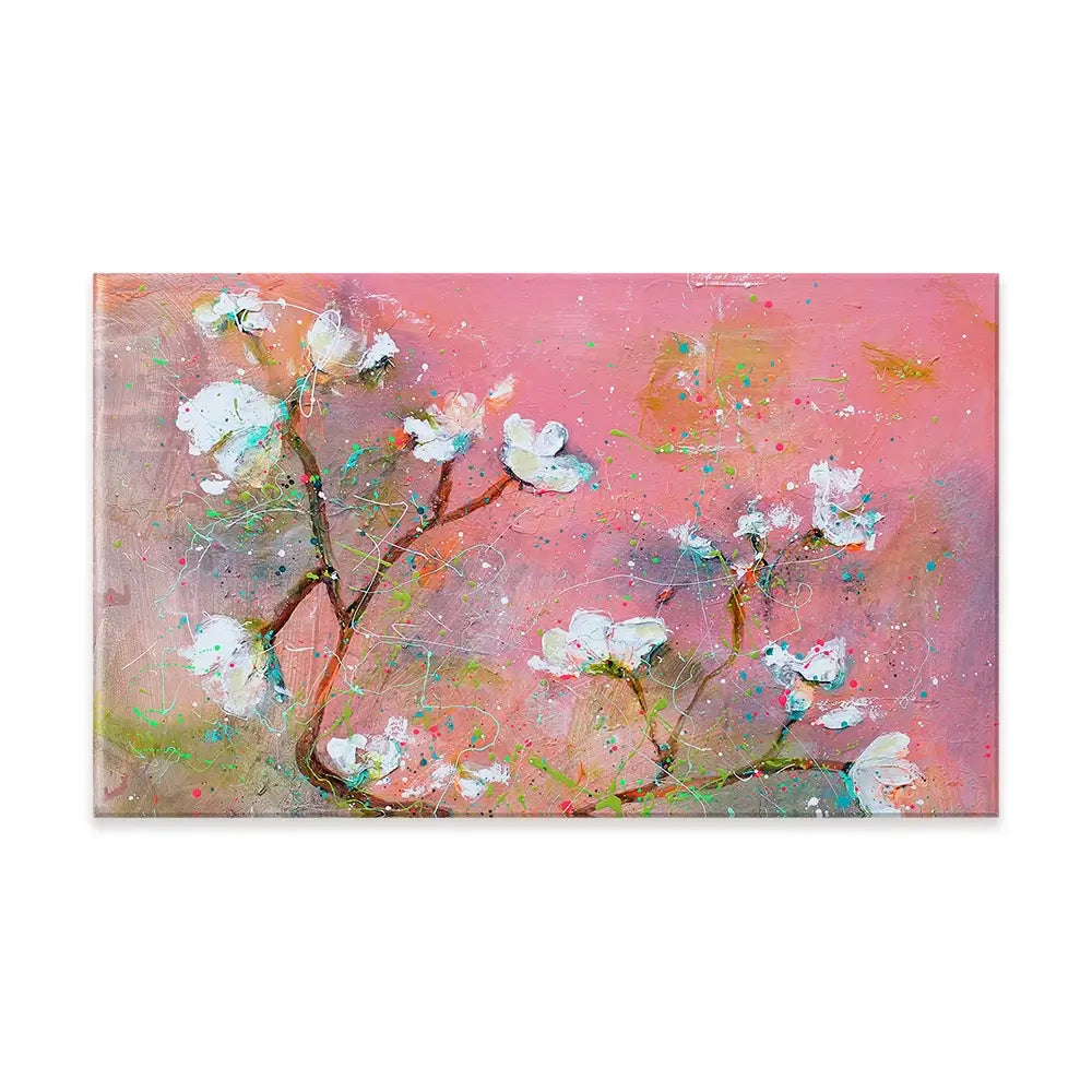 Delicate Pink Blossoms Canvas Print Delicate Pink Blossoms Canvas Print wall art product Studio Paint-Ing