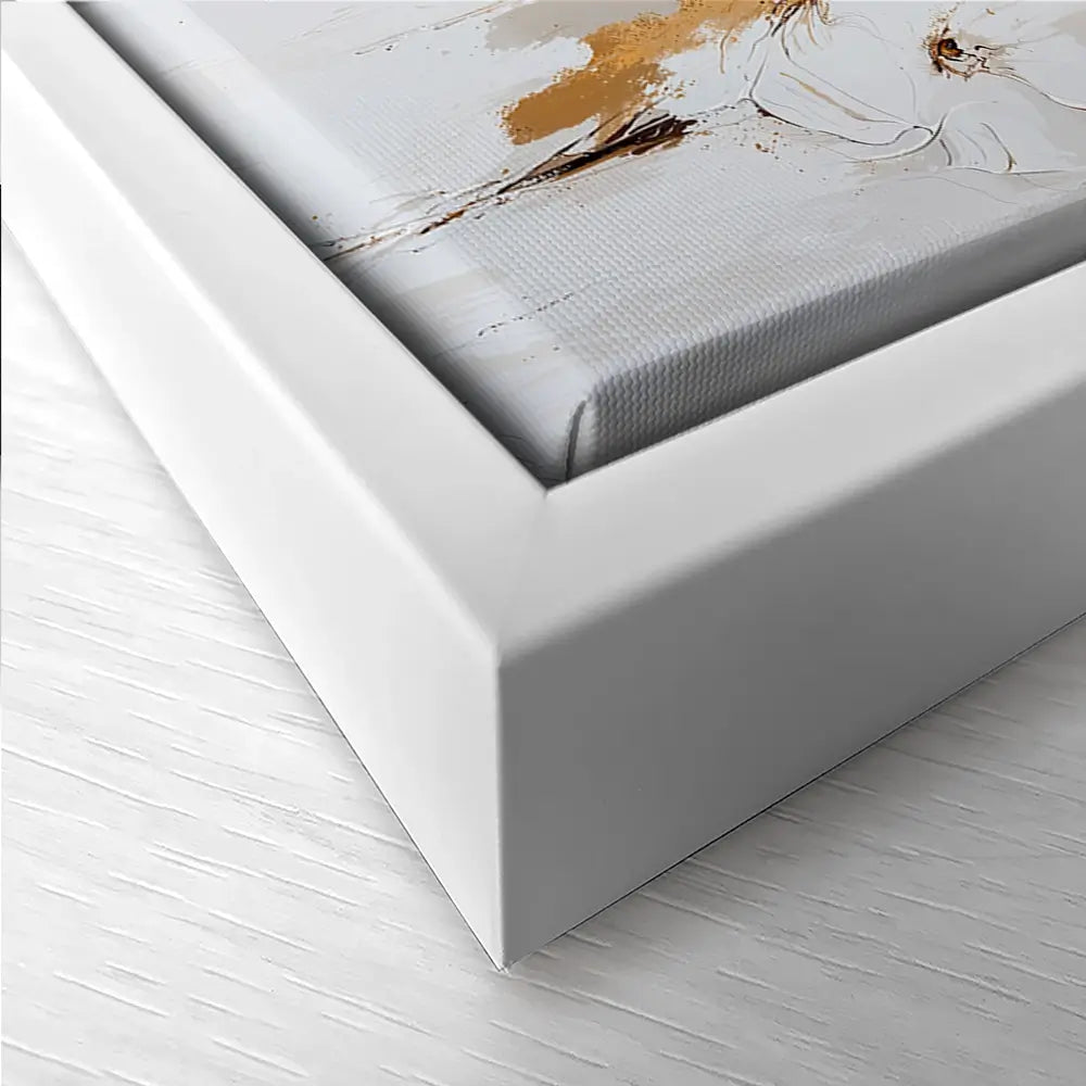 Delicate Whites Trio Canvas Print Delicate Whites Trio Canvas Print wall art product IAmHomeStudio