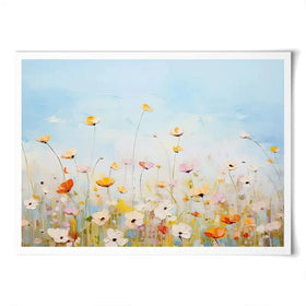 Delicate Wildflowers Art Print Delicate Wildflowers Art Print wall art product Gina Kelly - Independent