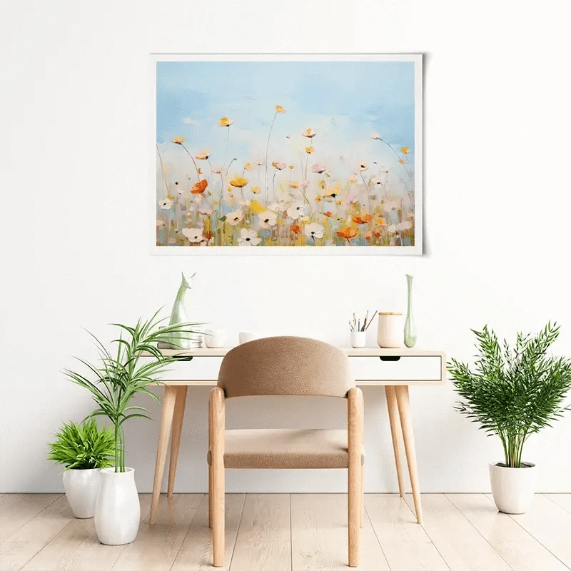 Delicate Wildflowers Art Print Delicate Wildflowers Art Print wall art product Gina Kelly - Independent