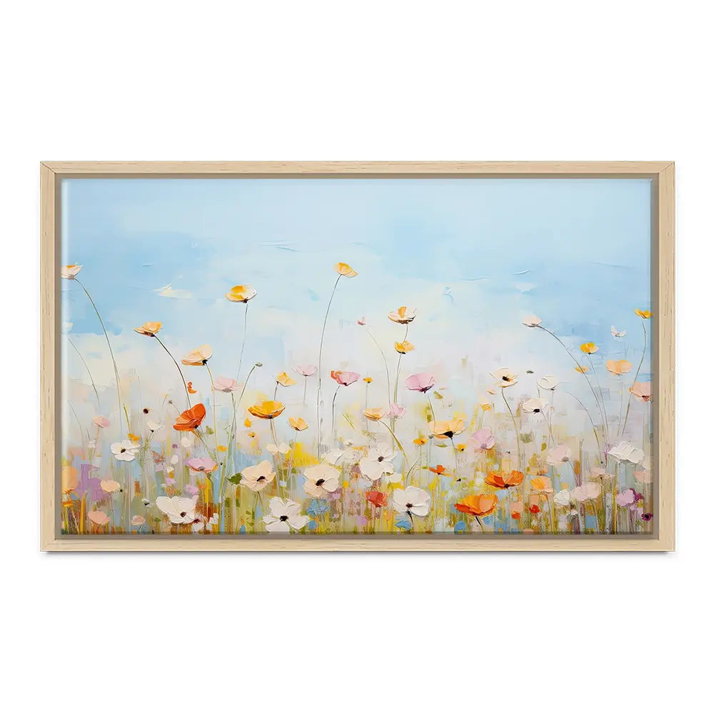 Delicate Wildflowers Canvas Print Delicate Wildflowers Canvas Print wall art product Gina Kelly - Independent