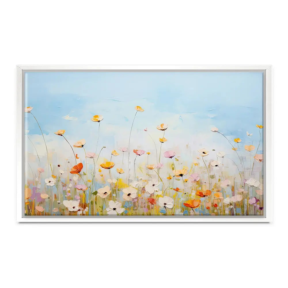 Delicate Wildflowers Canvas Print Delicate Wildflowers Canvas Print wall art product Gina Kelly - Independent
