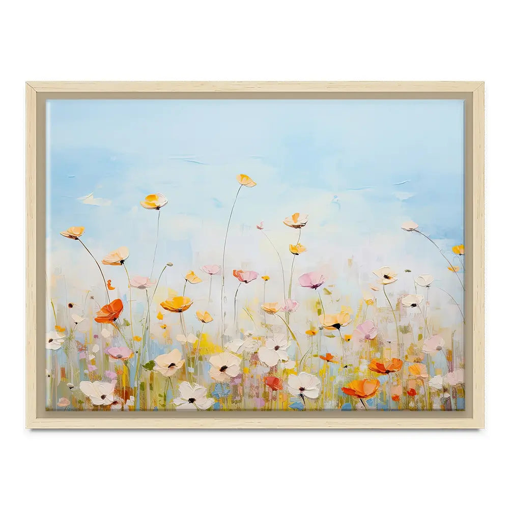 Delicate Wildflowers Canvas Print Delicate Wildflowers Canvas Print wall art product Gina Kelly - Independent