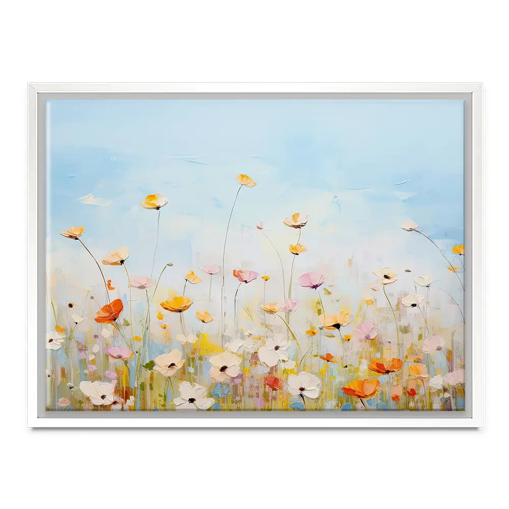 Delicate Wildflowers Canvas Print Delicate Wildflowers Canvas Print wall art product Gina Kelly - Independent