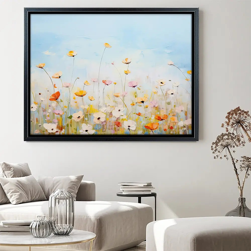 Delicate Wildflowers Canvas Print Delicate Wildflowers Canvas Print wall art product Gina Kelly - Independent