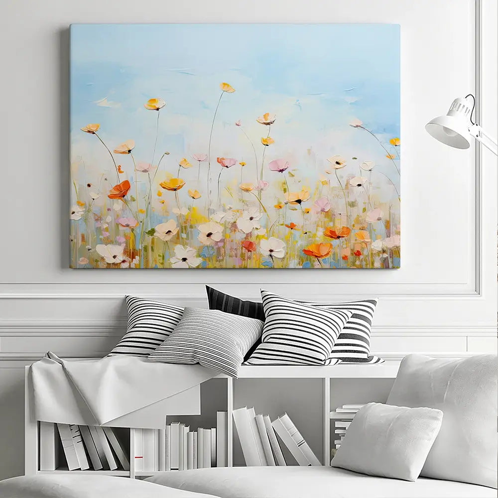Delicate Wildflowers Canvas Print Delicate Wildflowers Canvas Print wall art product Gina Kelly - Independent