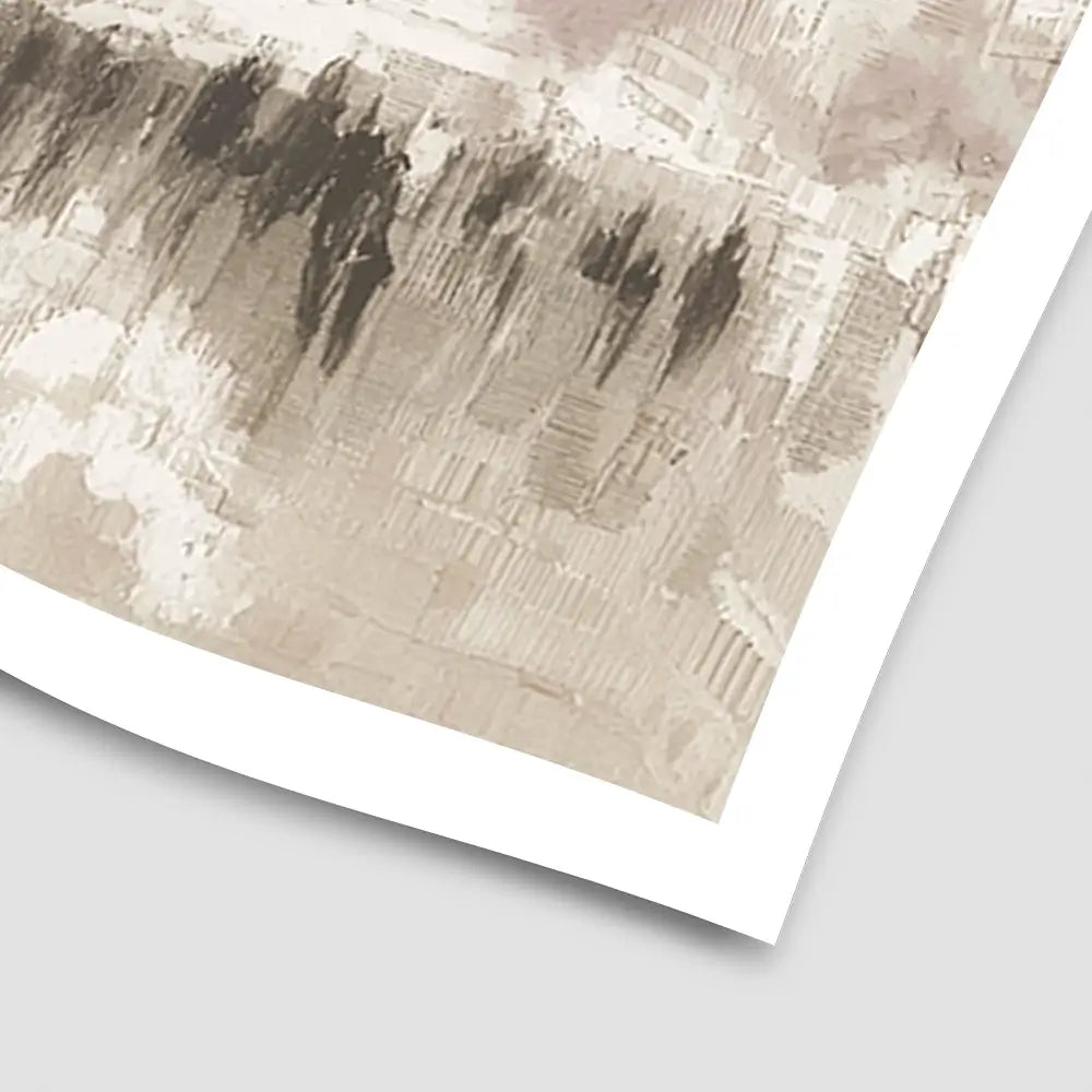 Dense Avenue In Vapor Art Print Dense Avenue In Vapor Art Print wall art product Chromatic Storm Studio