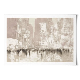 Dense Avenue In Vapor Art Print Dense Avenue In Vapor Art Print wall art product Chromatic Storm Studio