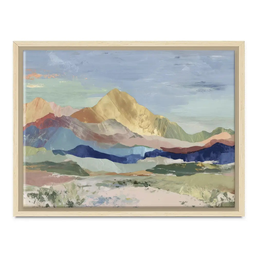 Desert Basin Sunset Vista Canvas Print Desert Basin Sunset Vista Canvas Print wall art product Chromatic Storm Studio