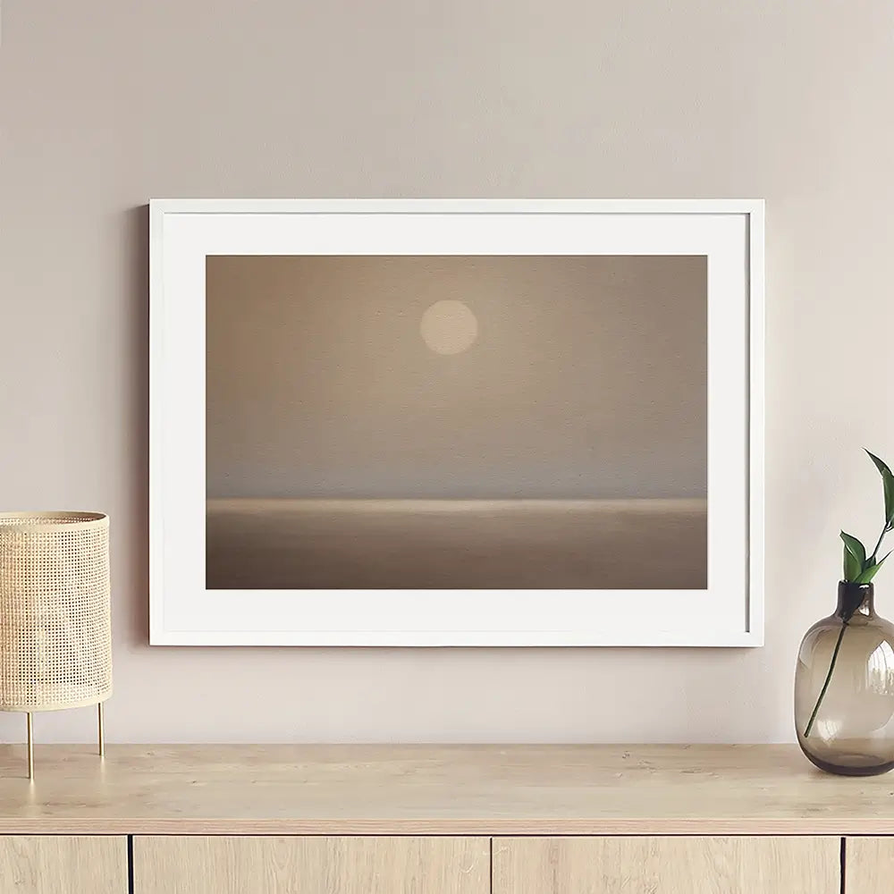 Desert Moon Framed Art Print Desert Moon Framed Art Print wall art product Svetlana Aleynikova