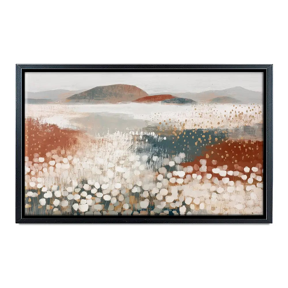 Desert Wildflowers After Rain Canvas Print Desert Wildflowers After Rain Canvas Print wall art product Chromatic Storm Studio