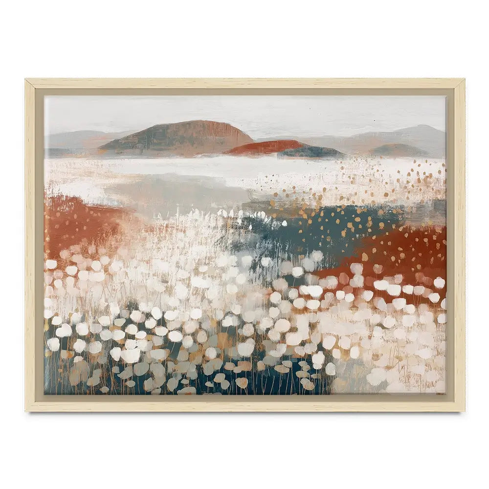 Desert Wildflowers After Rain Canvas Print Desert Wildflowers After Rain Canvas Print wall art product Chromatic Storm Studio