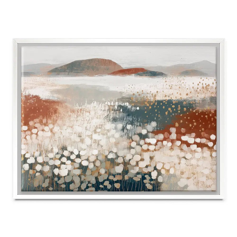 Desert Wildflowers After Rain Canvas Print Desert Wildflowers After Rain Canvas Print wall art product Chromatic Storm Studio