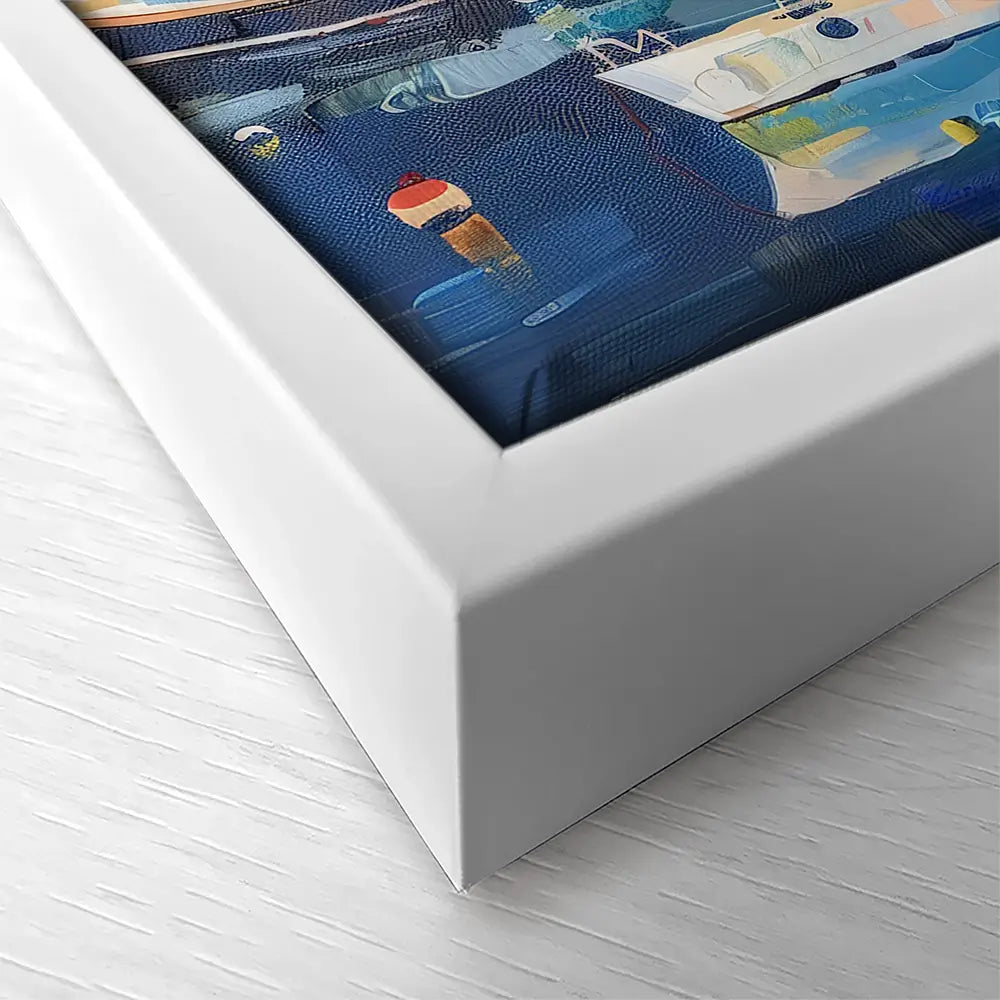 Devon Town Harbour Canvas Print Devon Town Harbour Canvas Print wall art product David Alexander Elder